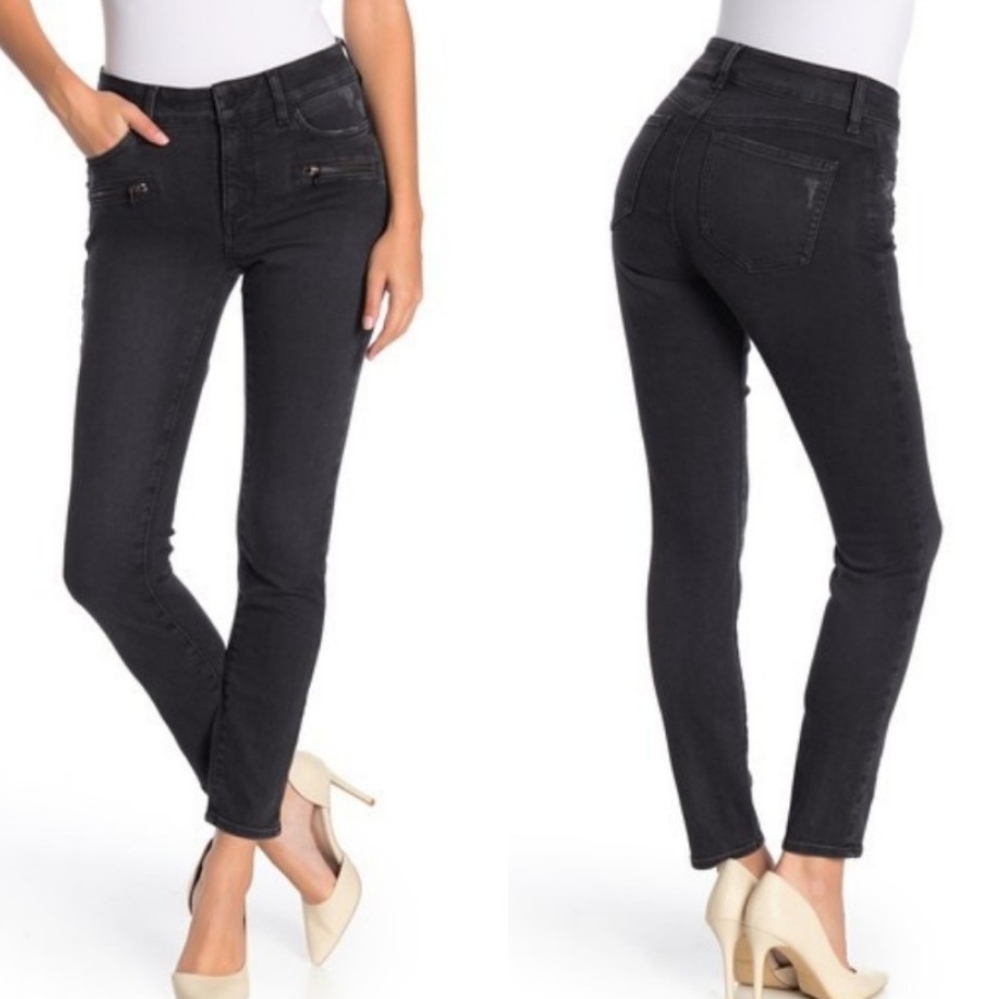 NYDJ Alina Zipper Legging Super Skinny Jeans 0